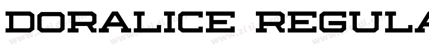 Doralice Regular字体转换